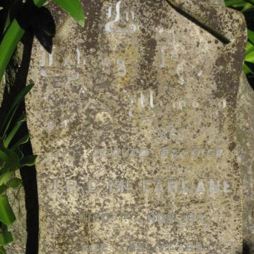 McFARLANE J.R.C.M. -1911