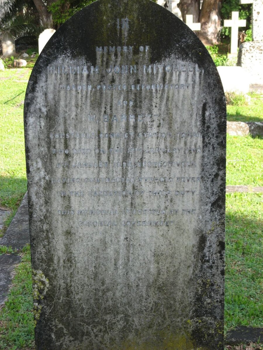 MITCHELL William John -1895 :: BARRETT W. -1895