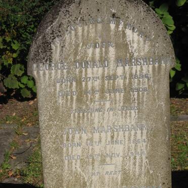 MARSHBANK John 1864-1944 &amp; Eliza Wales 1867-1946 :: MARSHBANK George Donald 1896-1908