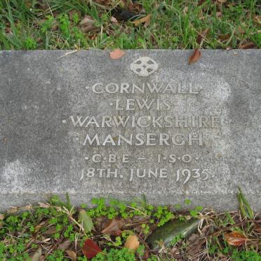 MANSERGH Cornwall Lewis Warwickshire -1935