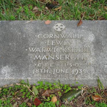 MANSERGH Cornwall Lewis Warwickshire -1935