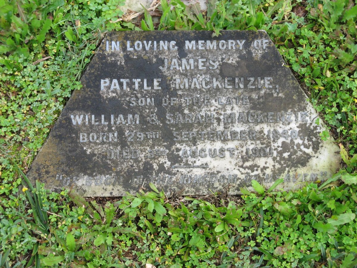 MACKENZIE James Pattle 1840-1901