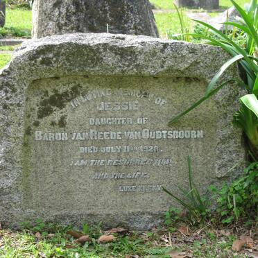 OUDTSHOORN Jessie, van Reede van -1920
