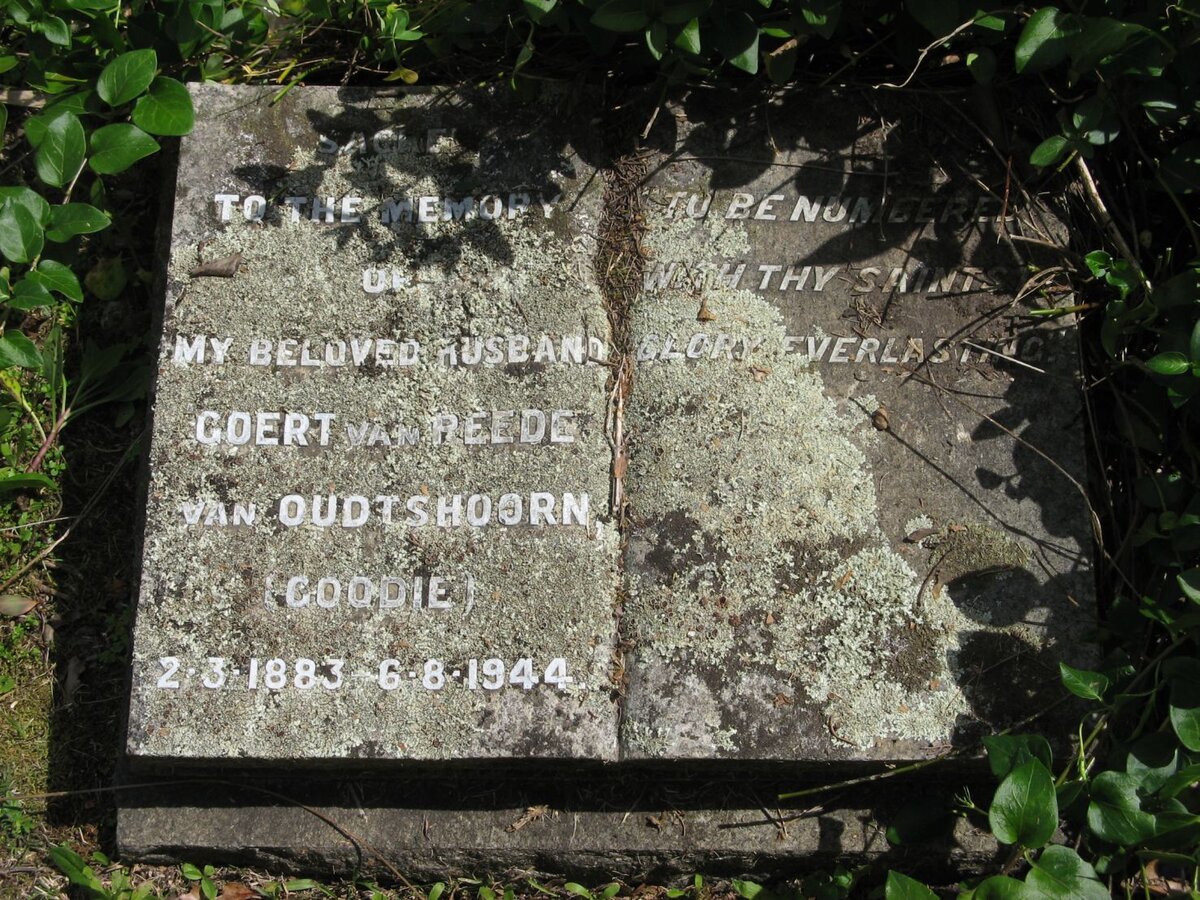 OUDTSHOORN Coert, van Reede van 1883-1944