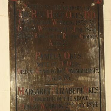 OKES Holt -1854 &amp; Pamela -1848  :: OKES Margaret Elizabeth -1854