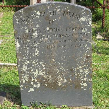 PEARSE Joshua Sydney -1880