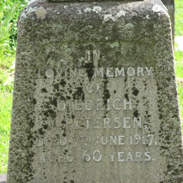 PETERSEN Diedrich K. -1917