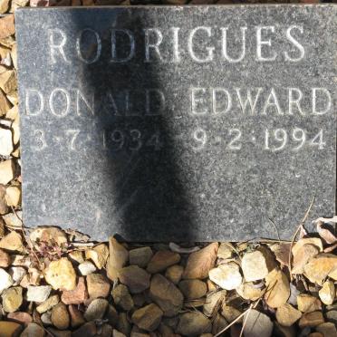 RODRIGUES Donald Edward 1934-1994