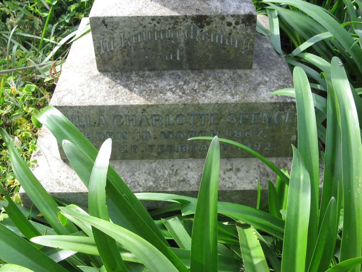 SPENCE ?illa Charlotte 1867-1892