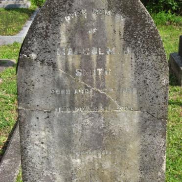 SMITH Malcolm J. 1859-1905