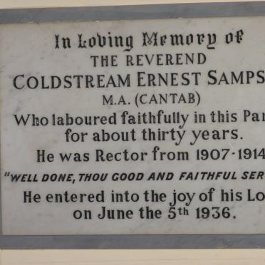 SAMPSON Goldstream Ernest 1870-1936 &amp; Sarah Adamina SILBERBAUER 1867-1937