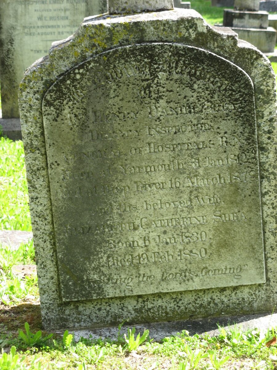 SHEA Henry Daniel 181?-1878 &amp; Elizabeth Catherine 1830-1880