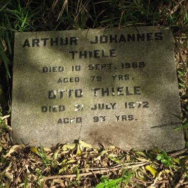 THIELE Otto -1972 :: THIELE Arthur Johannes -1968