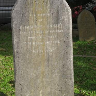 TENNANT Alexander 1835-1918