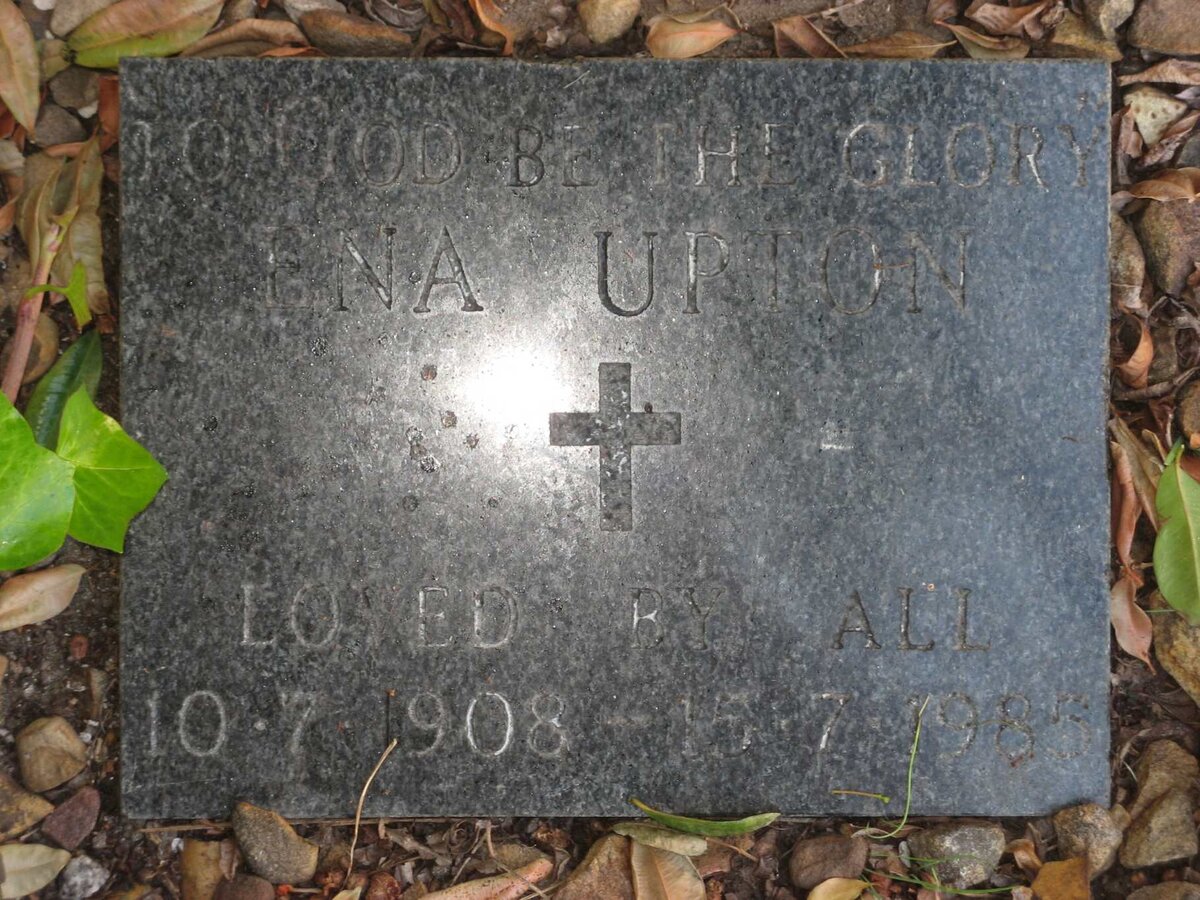 UPTON Ena 1908-1985