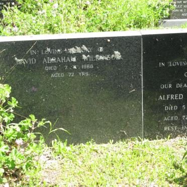 WILKINSON David Abraham 1968 :: FRANCIS Alfred -1974