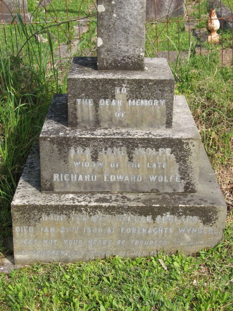 WOLFE Ada Jane 18??-1900