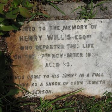 WILLIS Henry -1836