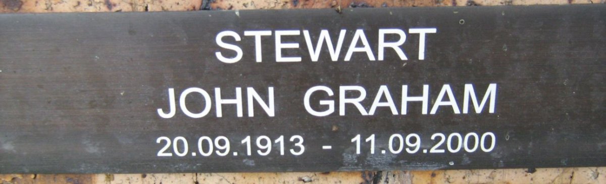 STEWART John Graham 1913-2000