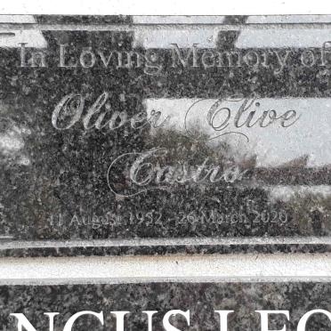 CASTRO Oliver Clive 1952-2020