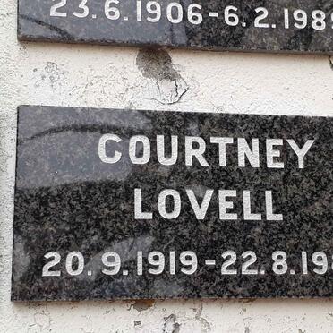 LOVELL Courtney 1919-1989