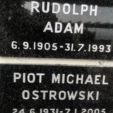 ADAM Rudolph 1905-1993 :: OSTROWSKI Piot Michael 1931-2005