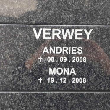 VERWEY Andries -2008 &amp; Mona -2008
