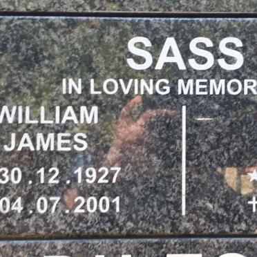 SASS William James 1927-2001 &amp; Cornelia 1933-2004