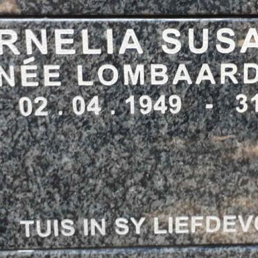ELLIS Cornelia Susanna nee LOMBAARD 1949-2010