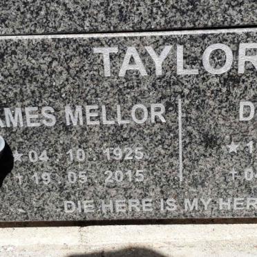 TAYLOR James Mellor 1925-2015 &amp; Despina 1934-2015