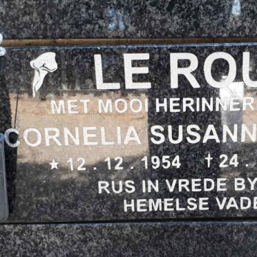 ROUX Cornelia Susanna, le 1954-2017