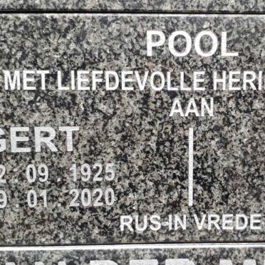POOL Gert 1925-2020 &amp; Annie 1933-2012
