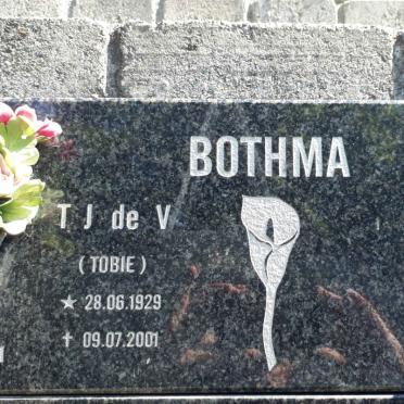 BOTHMA T.J. de V. 1929-2001