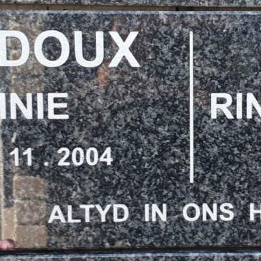 TREDOUX Dinie -2004 :: SWART Rina nee TREDOUX -2005