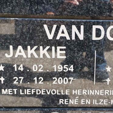 DORP Jakkie, van 1954-2007 &amp; Linda 1955-2015