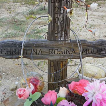 MULLER Christina Rosina 1959-2012