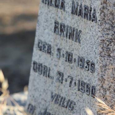 BRINK Hilda Maria 1959-1960