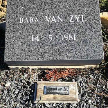 Zyl Edward, van 1945-2015 :: VAN ZYL Baba -1981