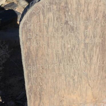 KARSTEN Petrus Abraham -1879 &amp; Anna Helena -1879