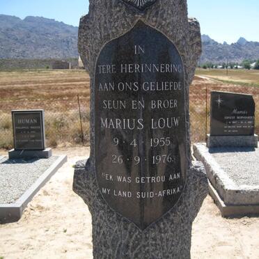 LOUW Marius 1955-1976 