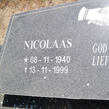 MERWE Nicolaas, van der 1940-1999 