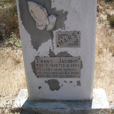 MARS Frans Jacobus 1919-1995
