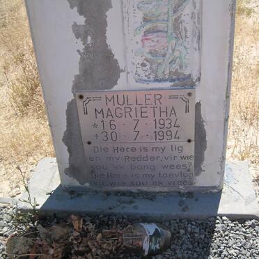 MULLER Magrietha 1934-1994