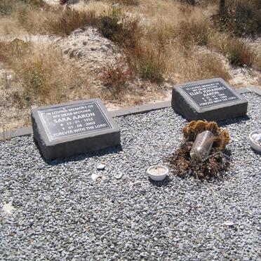 AARON Elias Johannes 1964-1994 &amp; Sara 1952-2003 