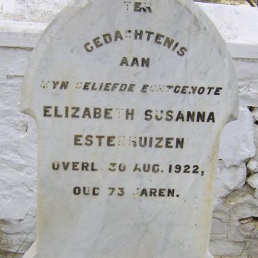 ESTERHUIZEN Elizabeth Susanna -1922