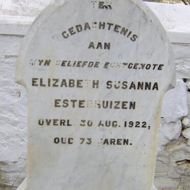 ESTERHUIZEN Elizabeth Susanna -1922
