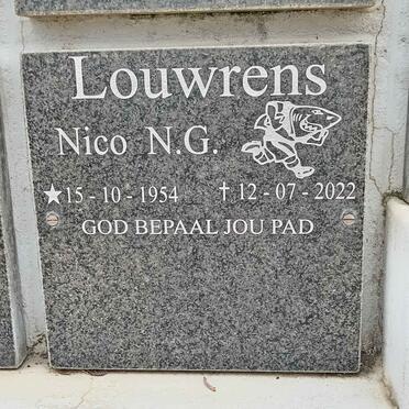 LOUWRENS Nico N.G. 1954-2022