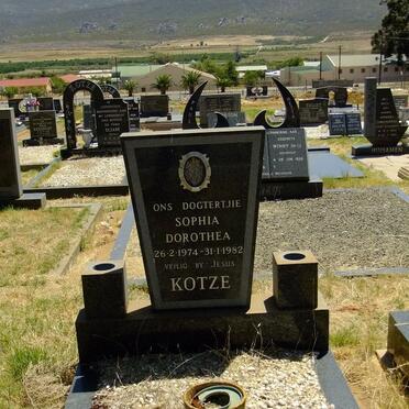 KOTZE Sophia Dorothea 1974-1982