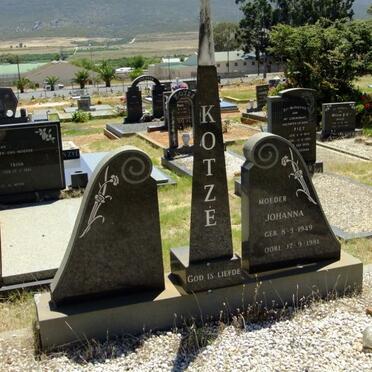 KOTZÉ Johanna 1949-1981