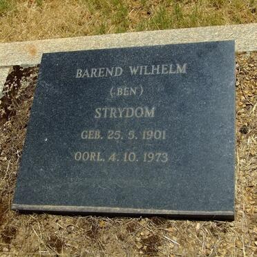 STRYDOM Barend Wilhelm 1901-1973